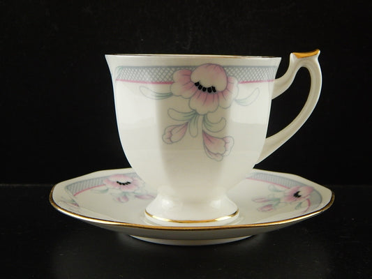 PREZIOSA PORCELLANA INGLESE TAZZA TE' FINE BONE CHINA FRANCIS ROSINA