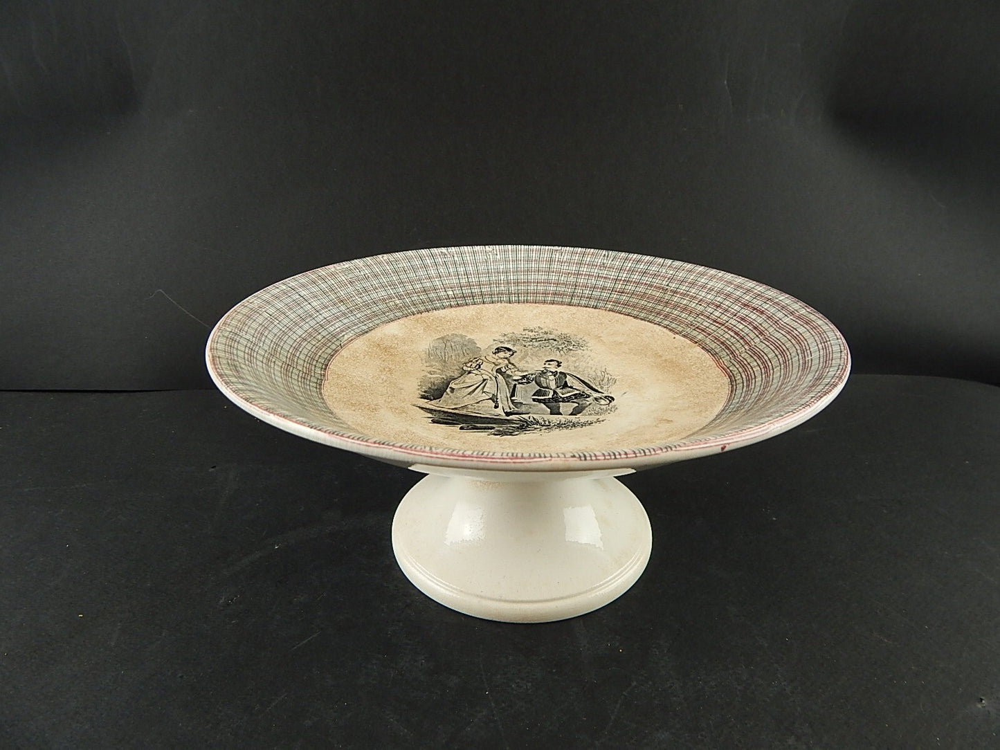 ANTICA ALZATA FRUTTIERA PORCELLANA VILLEROY&BOCH WALLERFANGEN FINE 800 A403