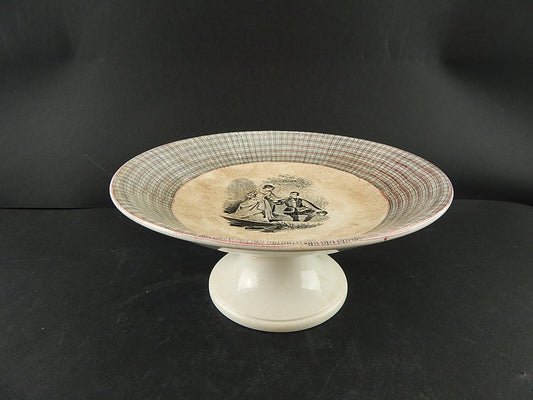 ANTICA ALZATA FRUTTIERA PORCELLANA VILLEROY&BOCH WALLERFANGEN FINE 800 A403