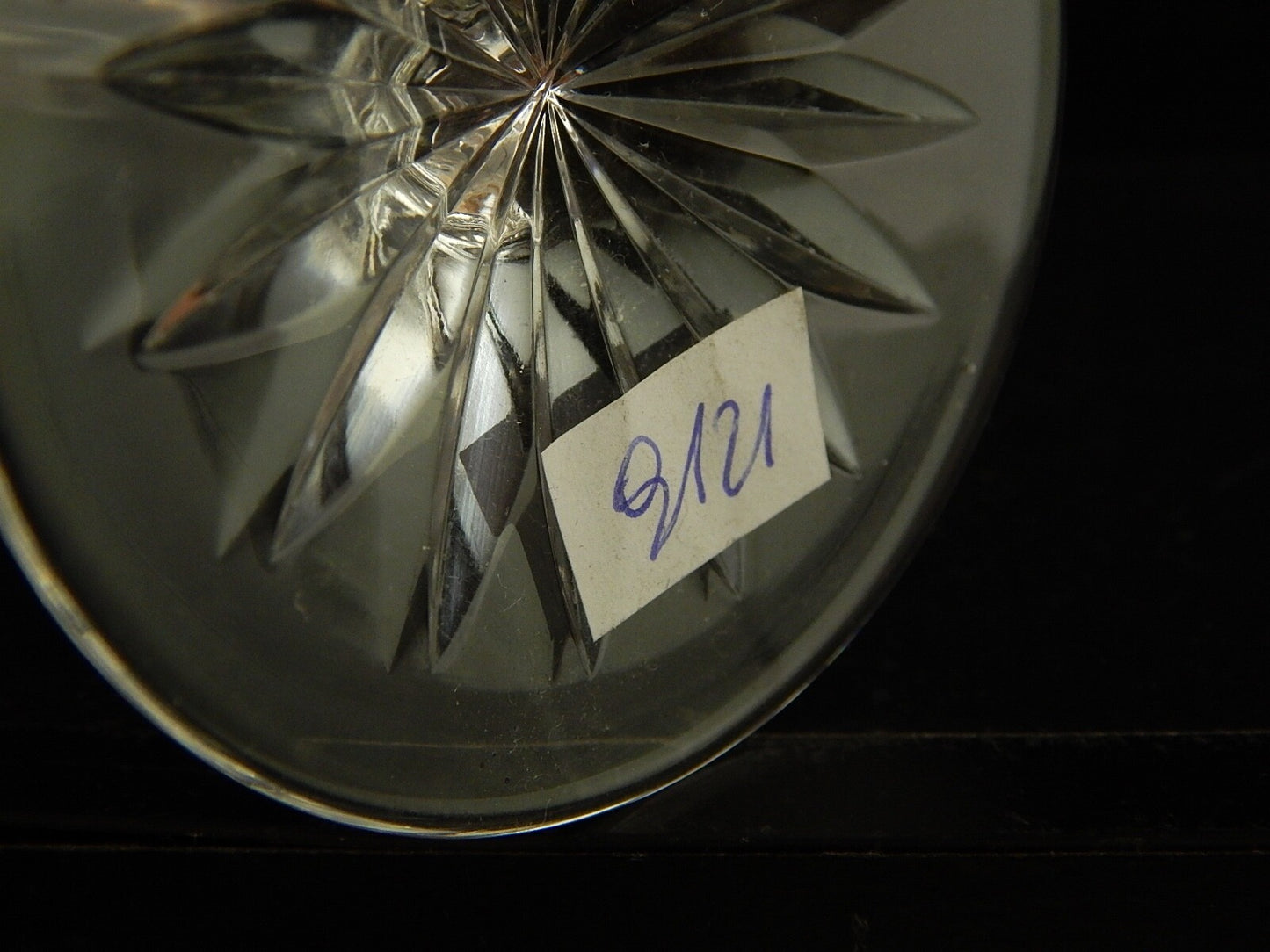 PREZIOSO VINTAGE BICCHIERE CALICE CRISTALLO GERMANIA MOLATO NACHTMANN