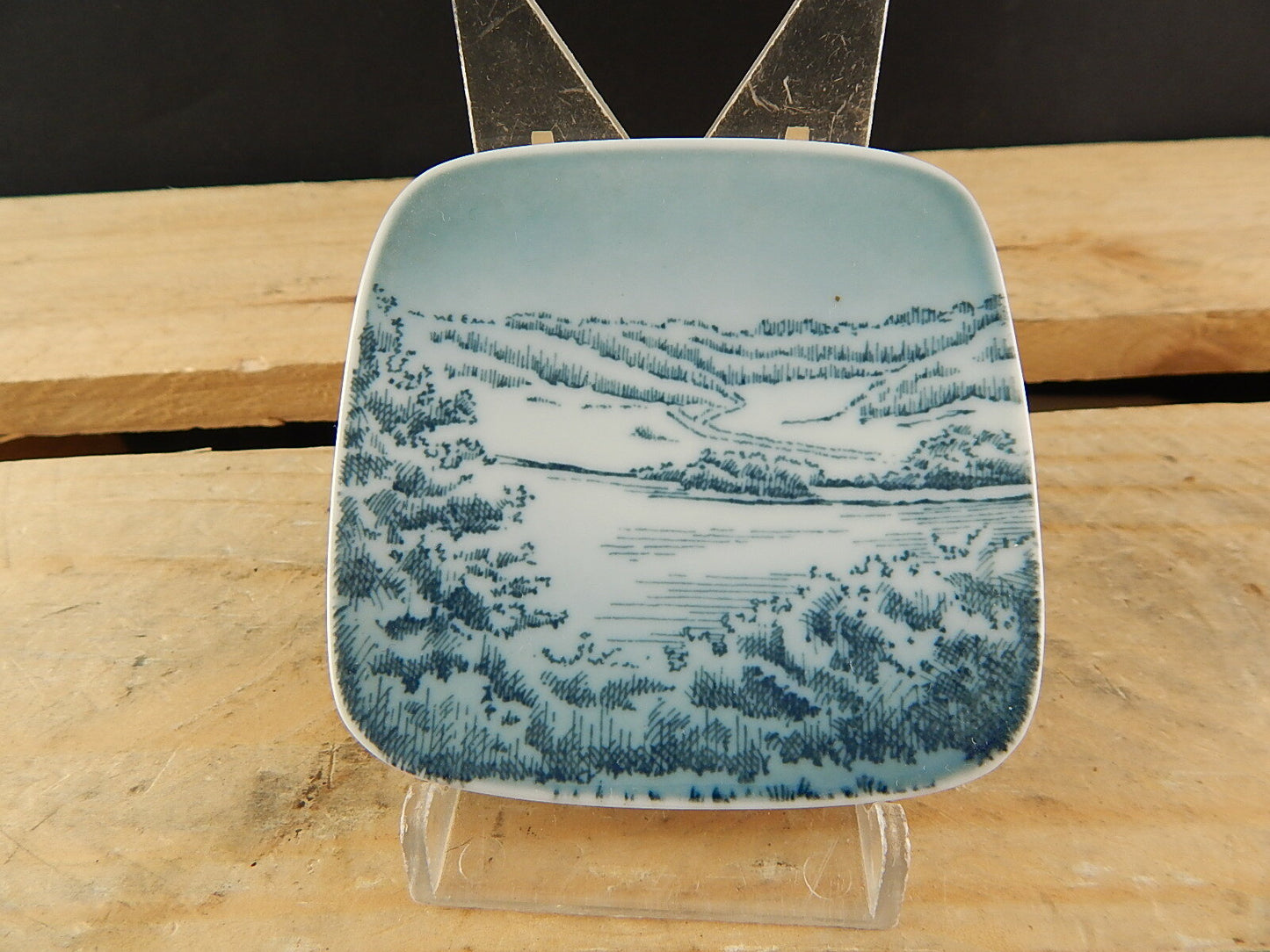 ROYAL COPENHAGEN BING&GRONDAHL PLAQUETTE PIATTINO PORCELLANA DOLLERUP BAKKER