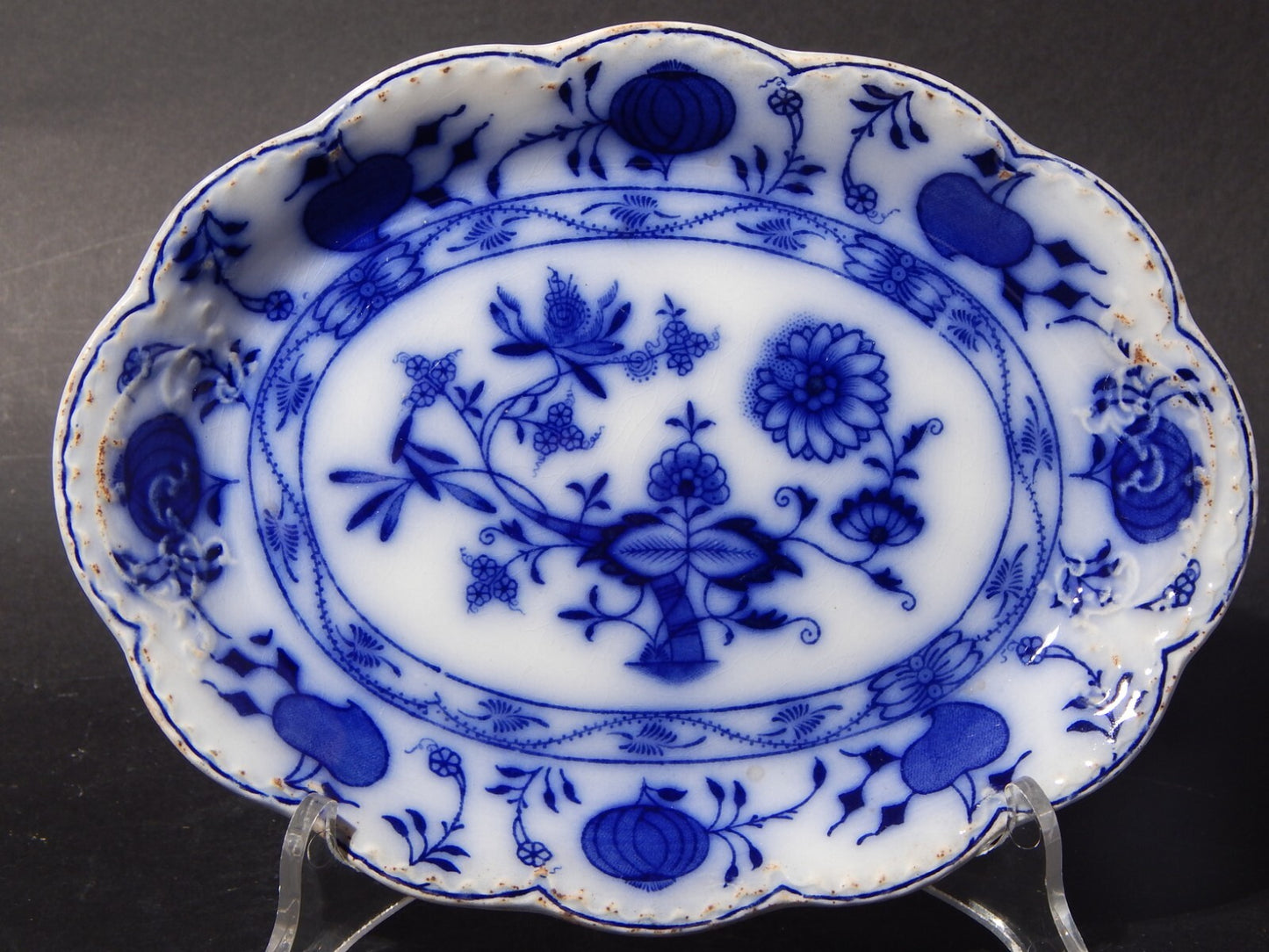 ANTICO RARO JOHNSON BROS DISEGNO HOLLAND VASSOIO RAVIERA SEMI-PORCELLANA