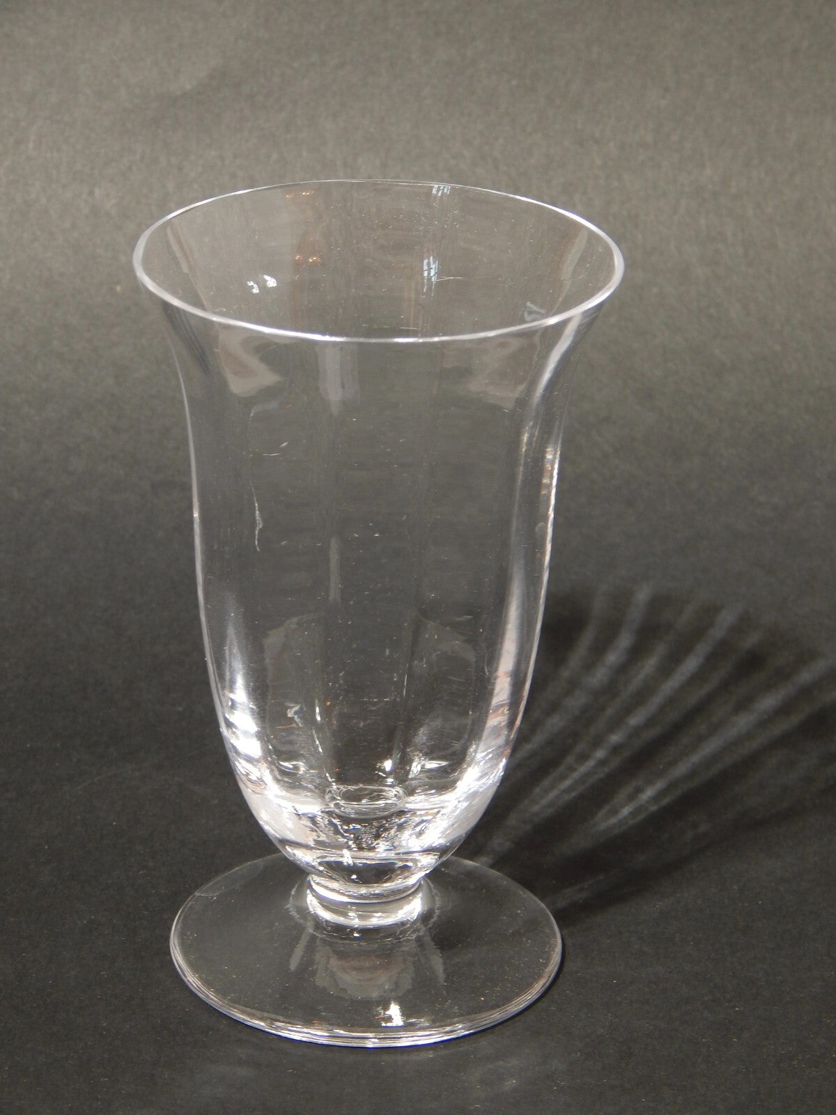 VINTAGE ELEGANTE SET 2 BICCHIERI CALICI CRISTALLO MADE IN ITALY ANNI '60