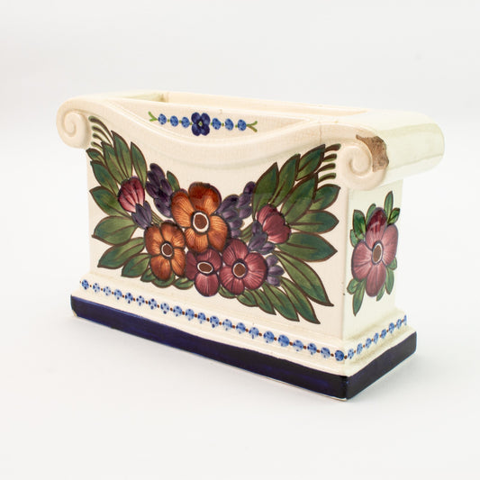 ROYAL COPENHAGEN ALUMINIA ANTICA JARDINIERE CERAMICA SOTTOSMALTO 635-472 23X8X14