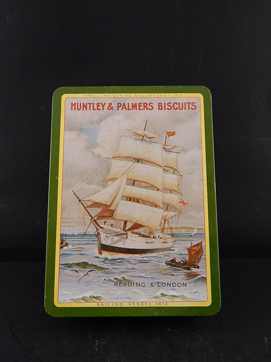 COLLEZIONE VINTAGE SCATOLA LATTA INGLESE BISCOTTI HUNTLEY & PALMERS BISCUITS