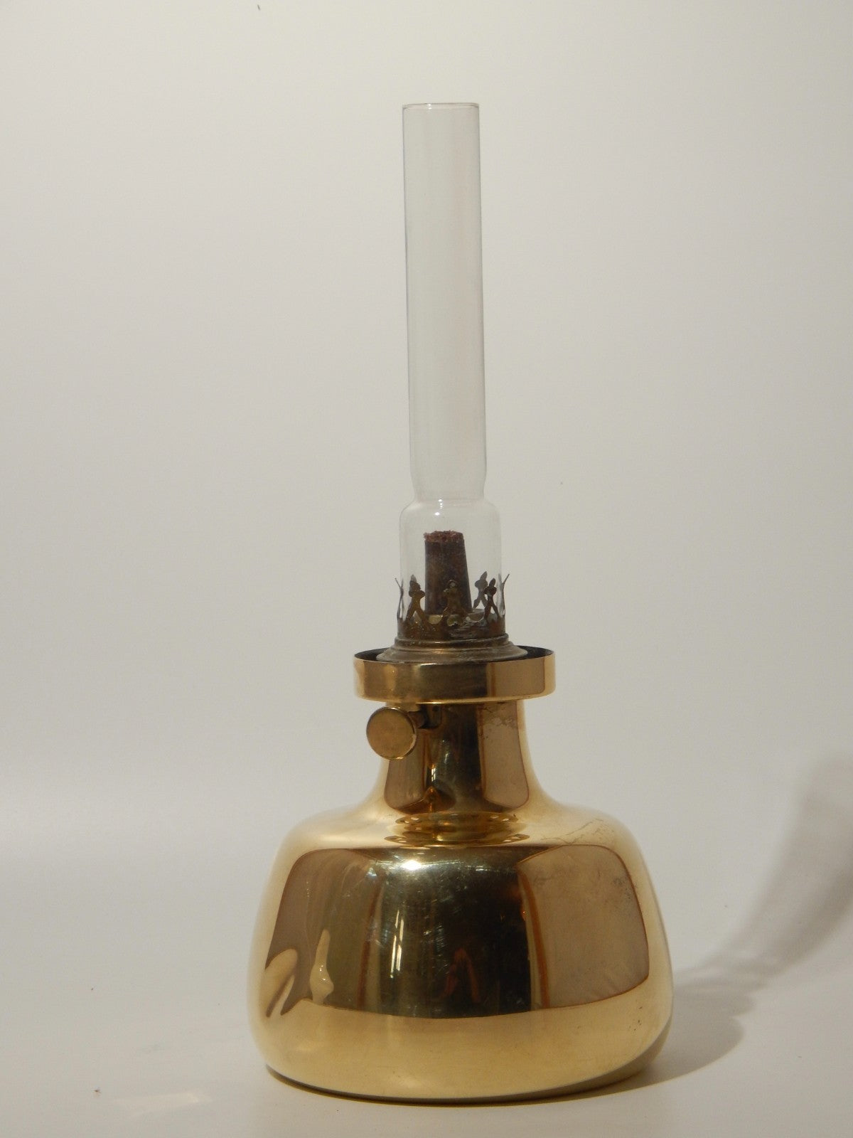 PETRONELLA HENNING KOPPEL LOUIS POULSEN LAMPADA PETROLIO OTTONE VETRO OPALINO