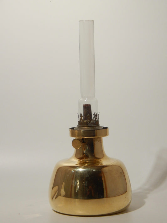 PETRONELLA HENNING KOPPEL LOUIS POULSEN LAMPADA PETROLIO OTTONE VETRO OPALINO