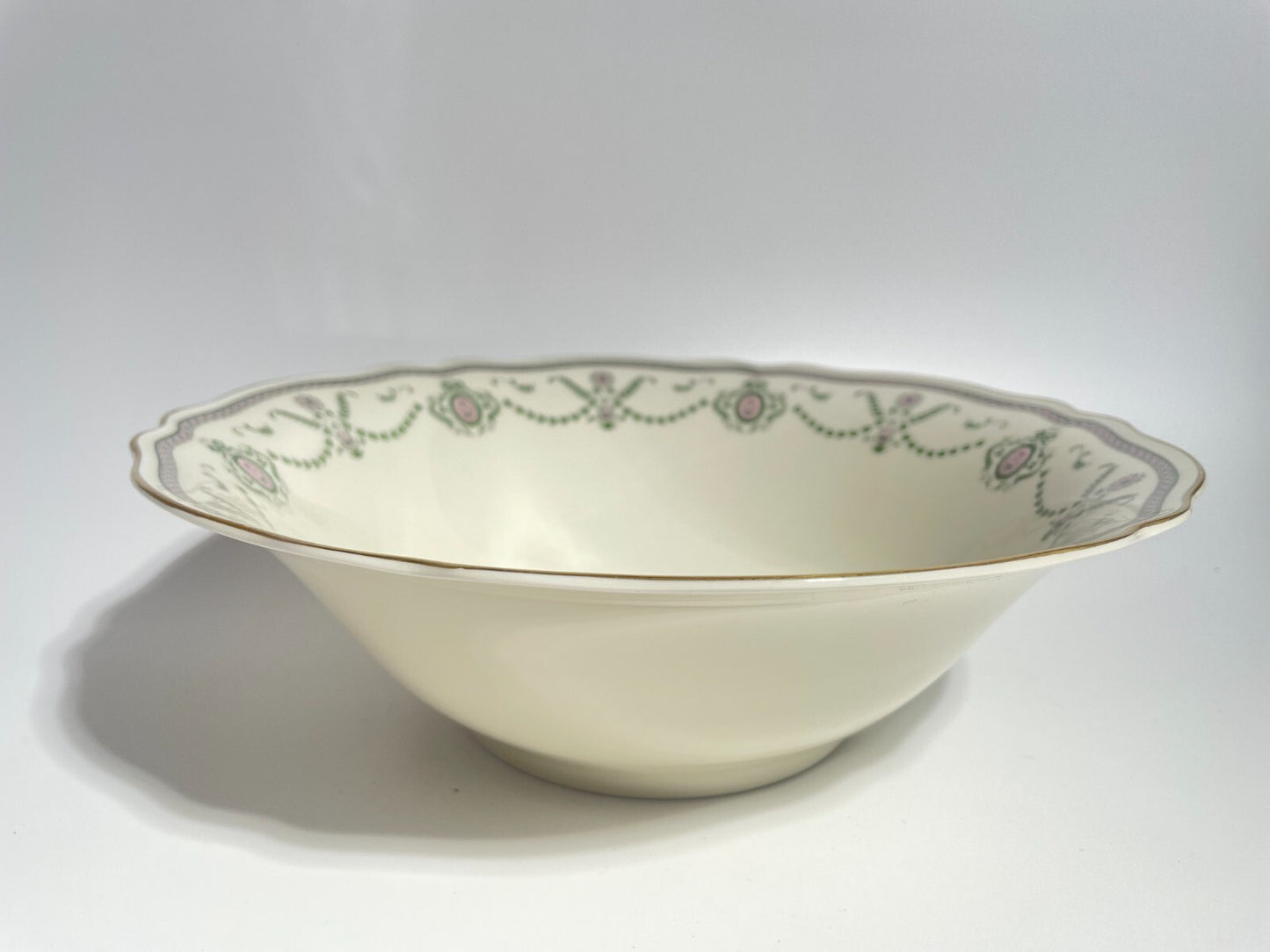 ANTICA CIOTOLA INSALATIERA PREZIOSA PORCELLANA KRAUTHEIM MALMAISON BAVARIA