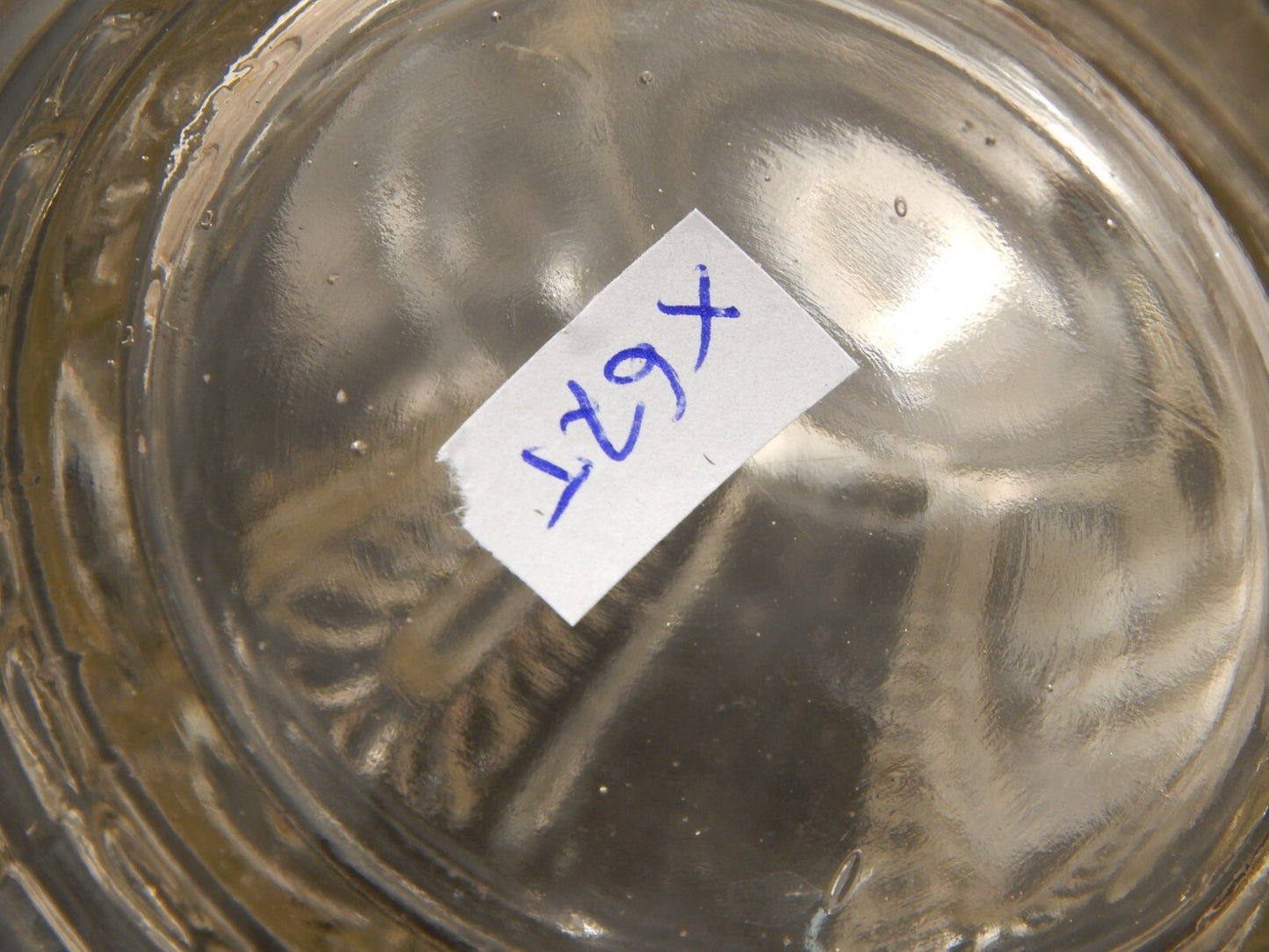 ANTICO BOCCALE BIRRA VETRO PRESSATO CON COPERCHIO PELTRO TEDESCO