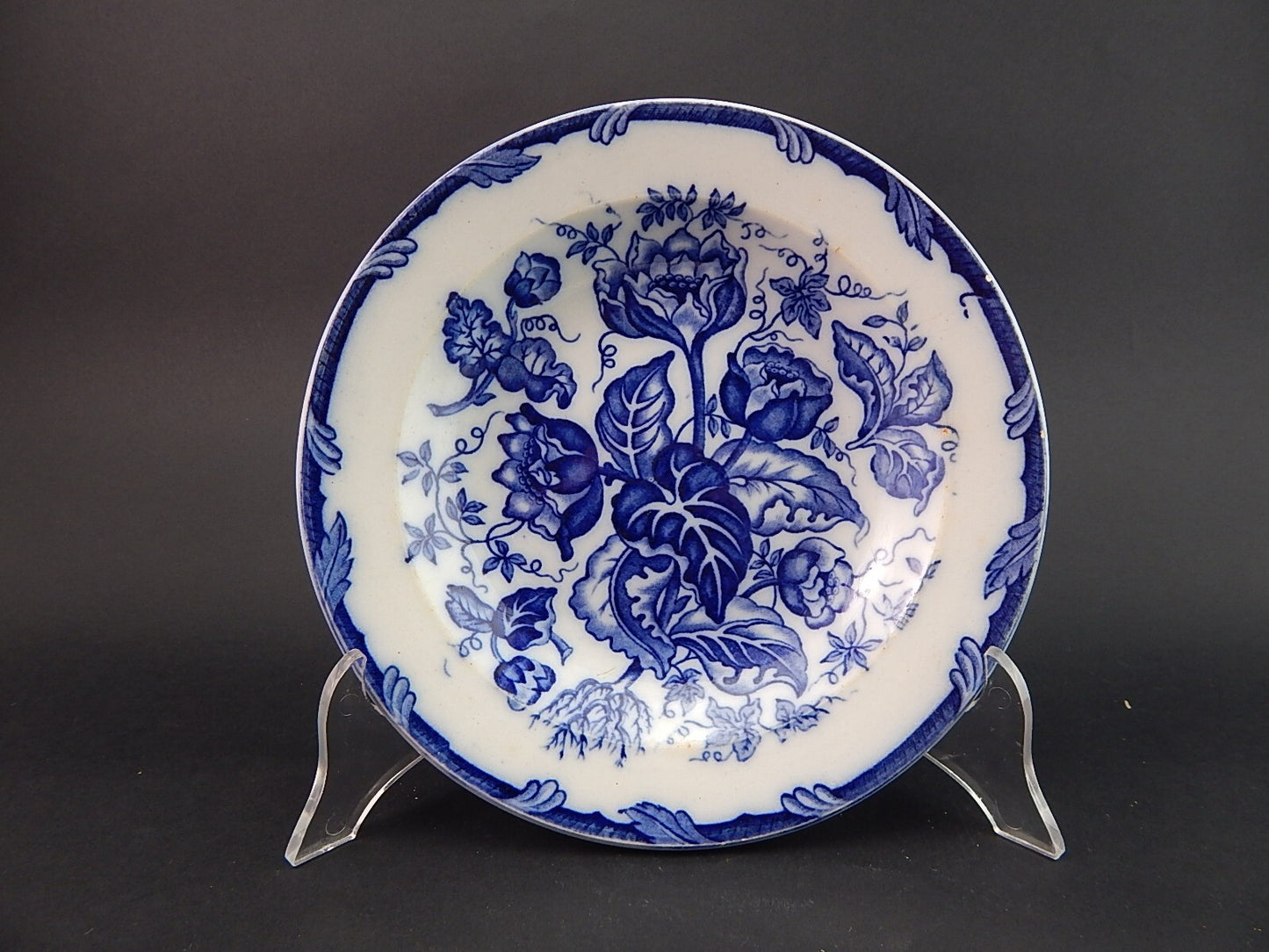 ANTICO PIATTO FONDO FINE 800 SCI SOCIETA' CERAMICA ITALIANA LAVENO WATER NYMPH