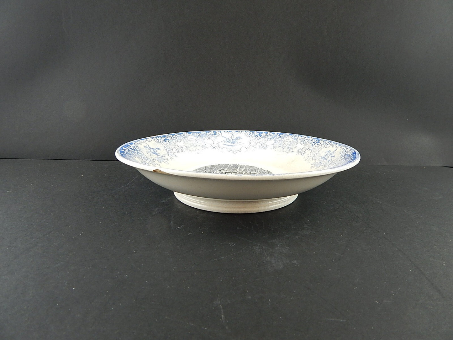 ANTICA FRUTTIERA ALZATA UMORISTICA CERAMICA FRANCESE SECONDA META' 800