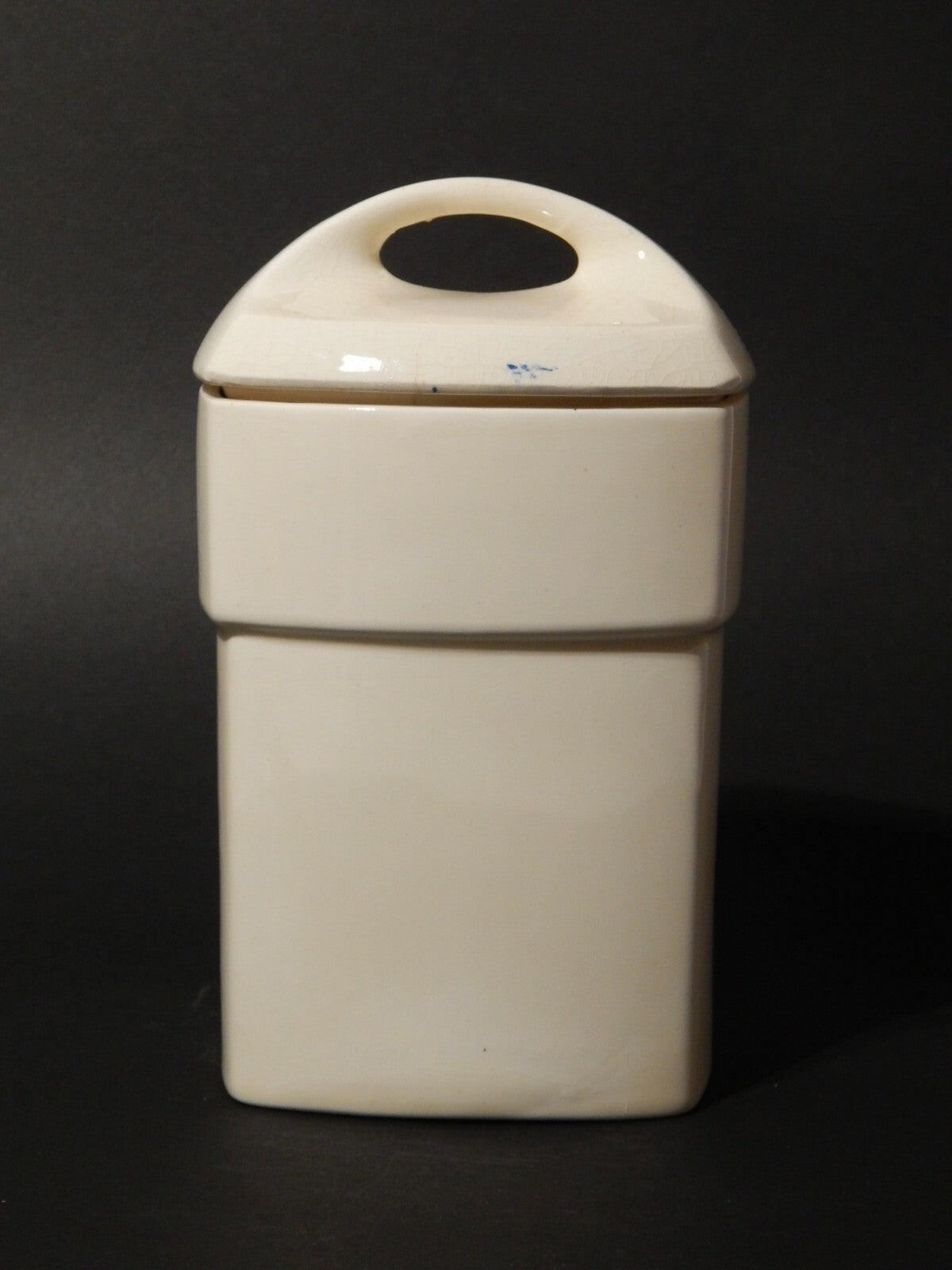 ART DECO VASO BARATTOLO CUCINA CERAMICA STAFFEL KARTOFFELMEL FECOLA PATATE