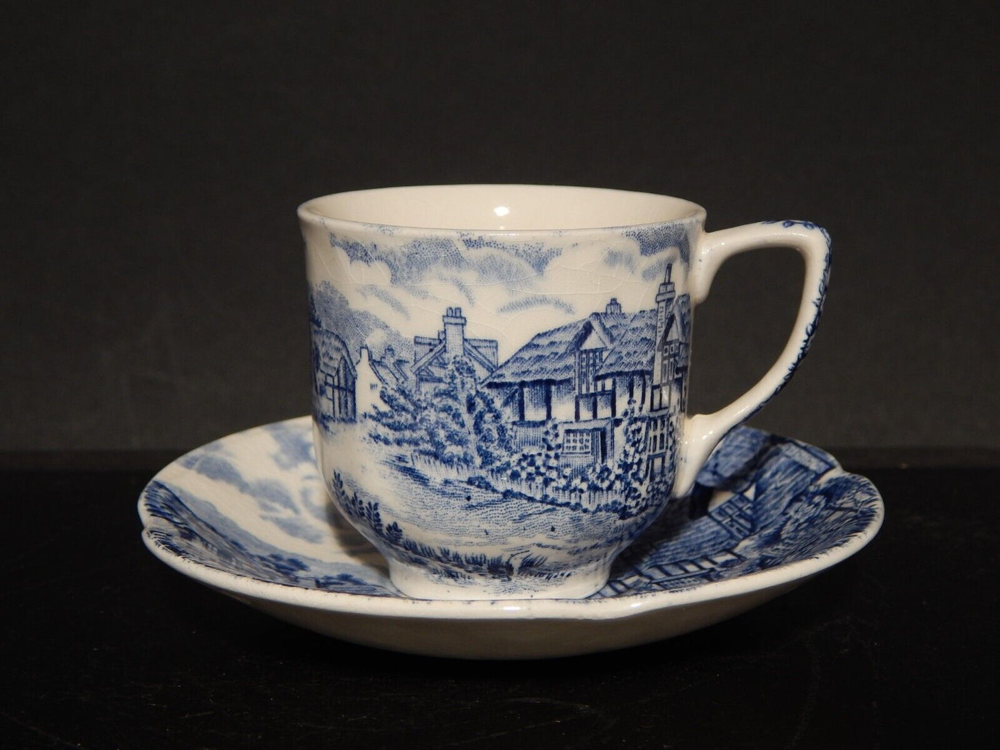 ANTICA TAZZINA CAFFE' SEMI PORCELLANA JOHNSON BROS OLDE ENGLISH COUNTRYSIDE 1354