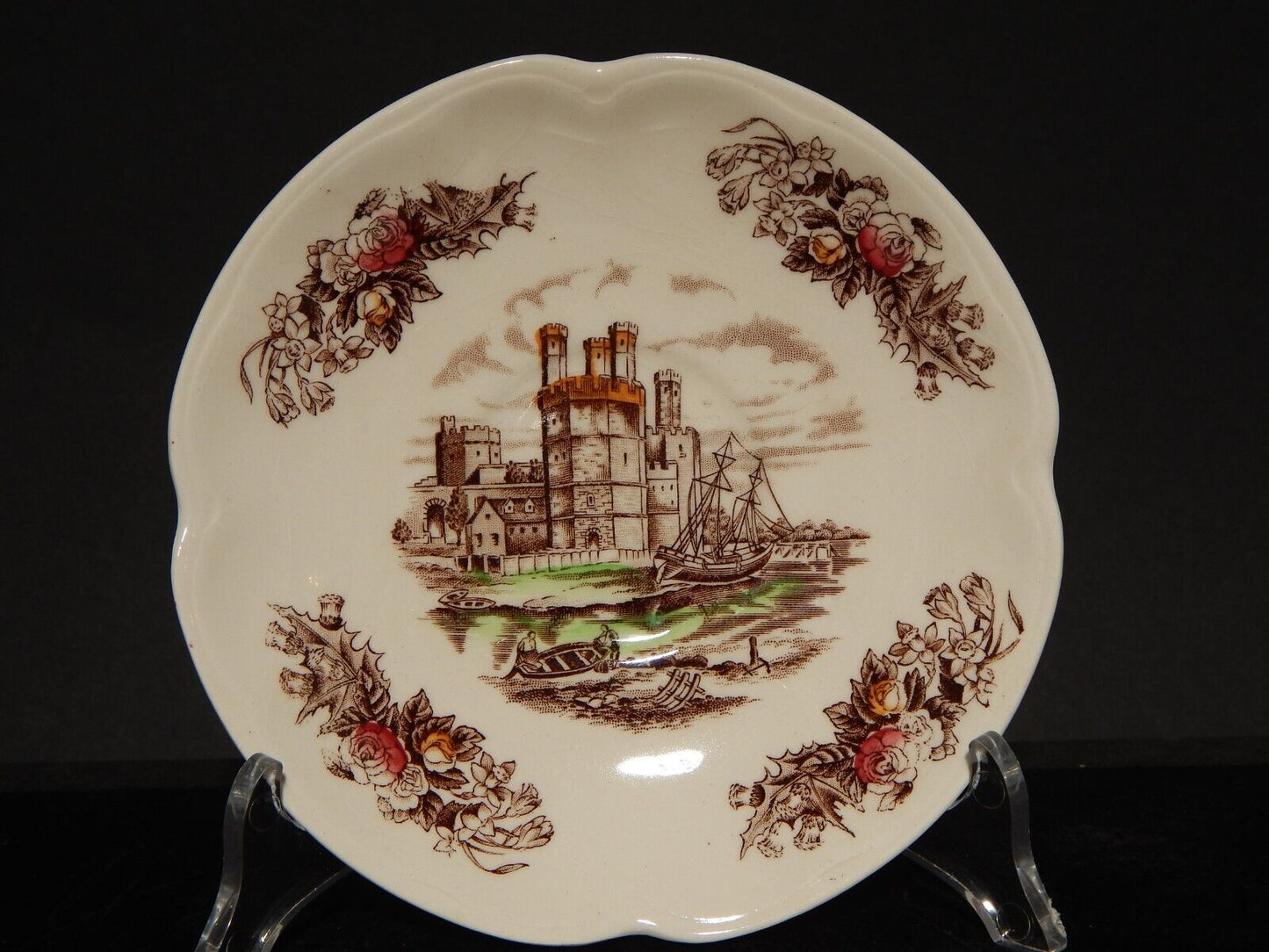 ANTICA TAZZA TE' PORCELLANA JOHNSON BROS ROYAL HOMES OF BRITAIN CAERNARVON