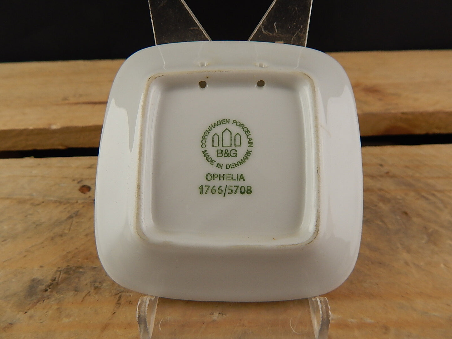 ROYAL COPENHAGEN BING&GRONDAHL PLAQUETTE PIATTO PORCELLANA OPHELIA