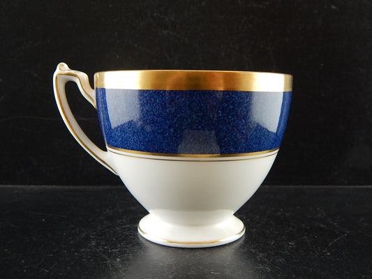 VINTAGE MANIFATTURA COALPORT ATHLONE BLUE TAZZA TE' PORCELLANA