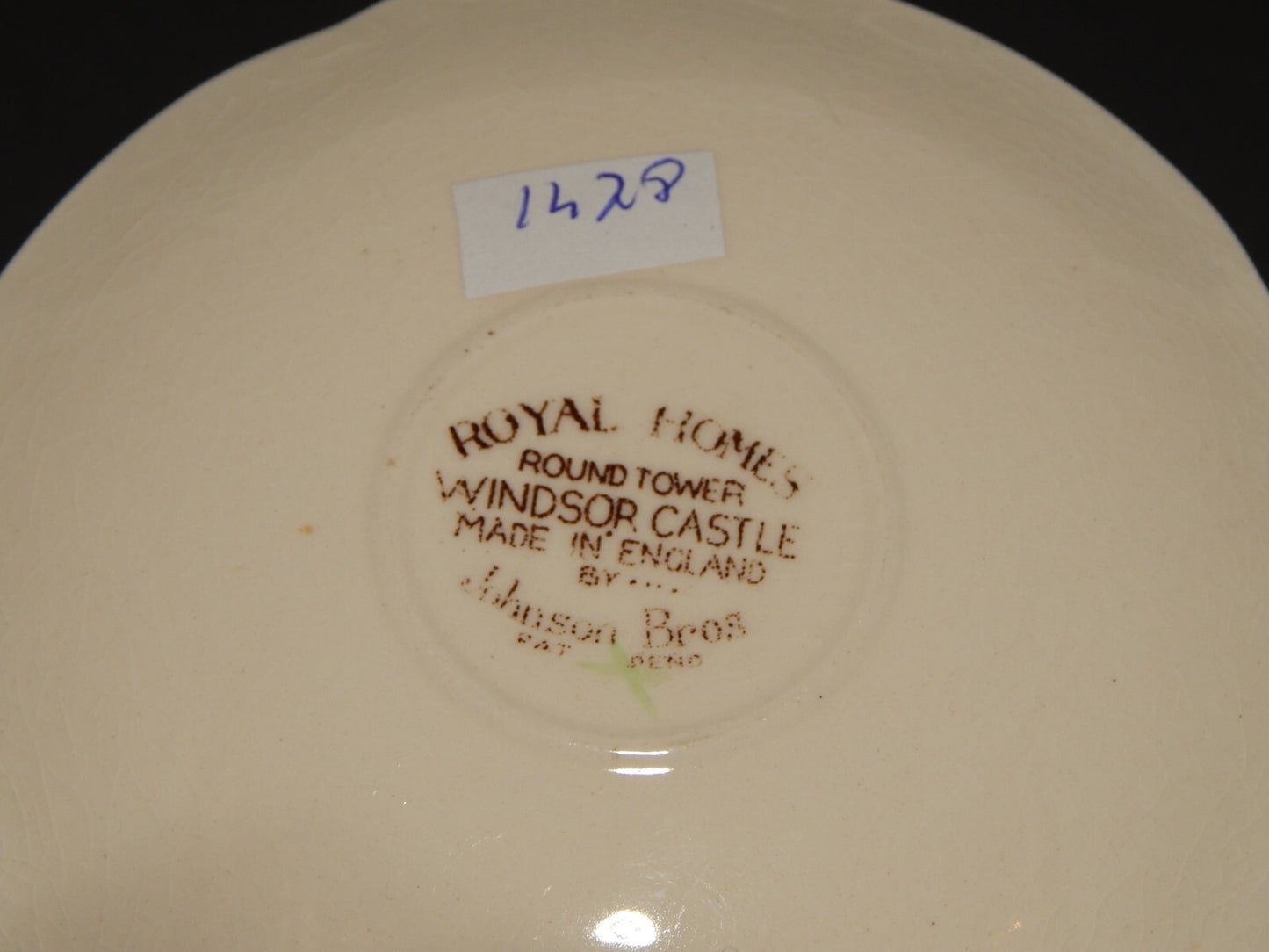 RETRO' TAZZINA CAFFE' PORCELLANA JOHNSON BROS ROYAL HOMES OF BRITAIN HADDON HALL