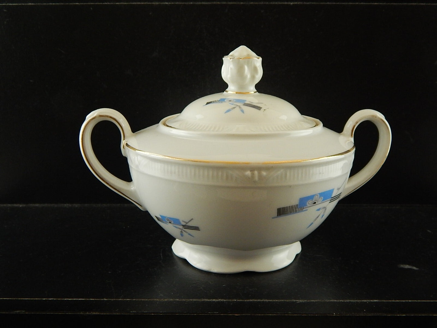 PREZIOSO ANTICO ART DECO SERVIZIO TE' PORCELLANA ZEH SCHERZER BAVARIA