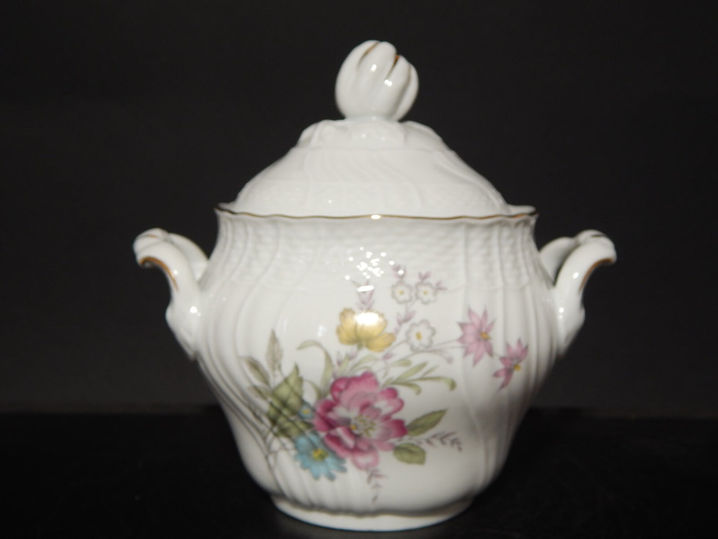 PREZIOSO RICHARD GINORI SERVIZIO CAFFE' PORCELLANA MODELLO VECCHIO GINORI FIORI