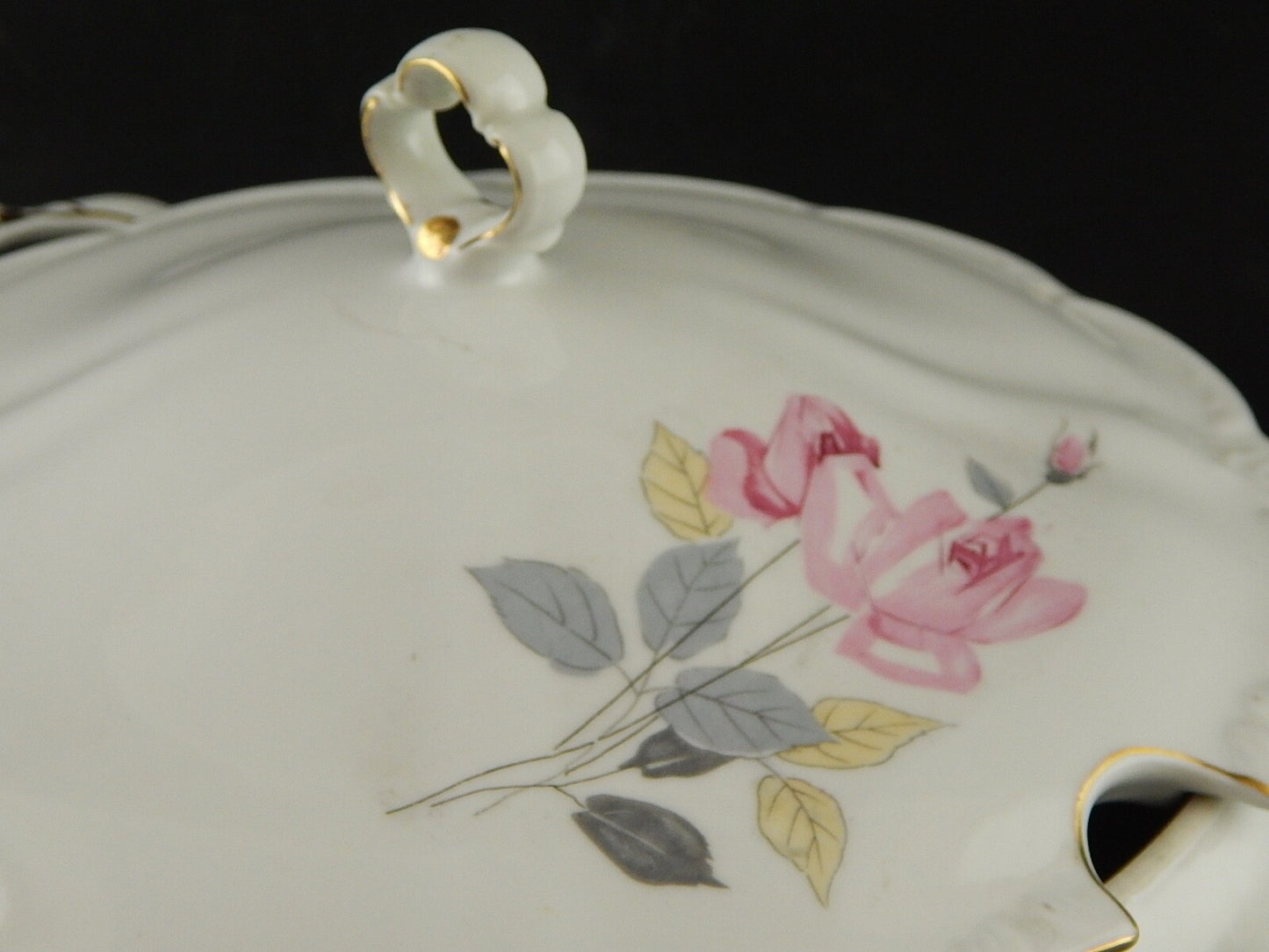 ANTICO ROCAILLE SERVIZIO TAVOLA PIATTI PORCELLANA SCHIRNDING BAVARIA THERESIA