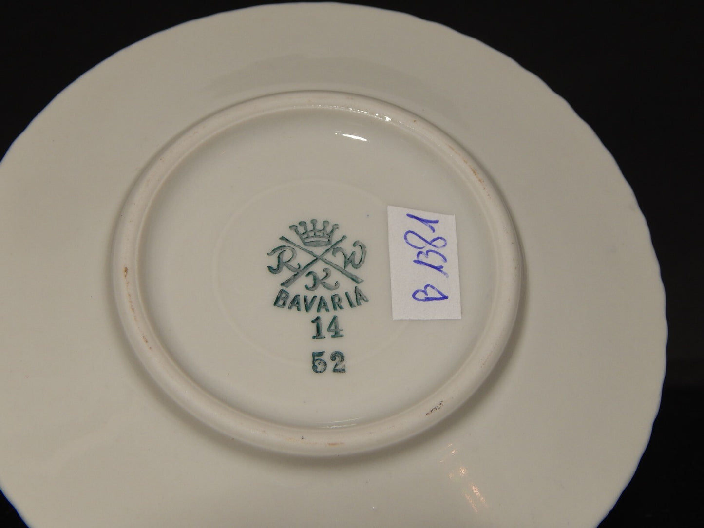 ANTICA RARA TAZZINA CAFFE' PORCELLANA BAVARIA RUDOLF WACHTER DECORO LUSTRO E ORO