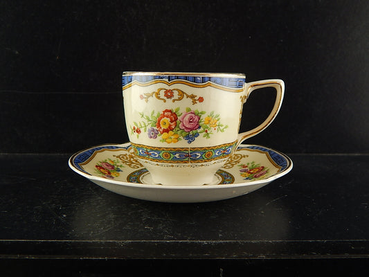 ANTICA 1913 TAZZA PIATTINO SEMI PORCELLANA JOHNSONS BROS COLLEZIONE PAREEK #7689