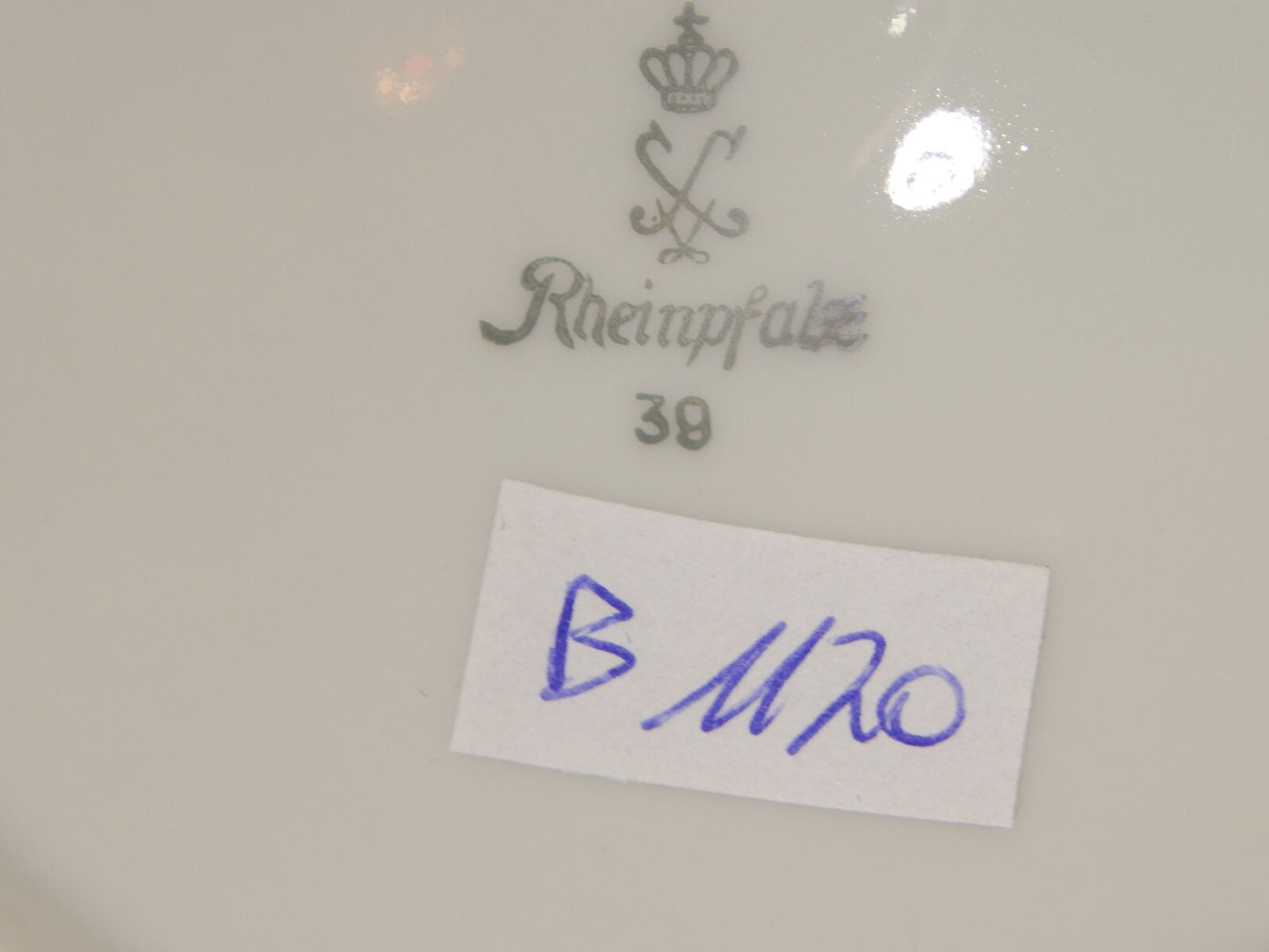 ANTICO SERVIZIO TÈ PORCELLANA BAVARIA OSCAR SCHALLER RHEINPFALZ ROSA CANINA