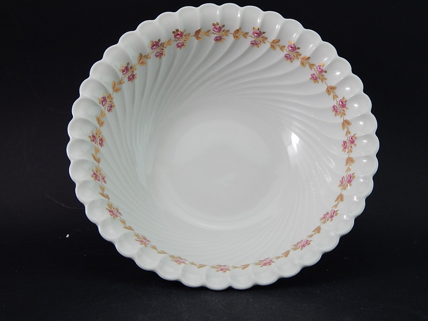 VINTAGE CIOTOLA INSALATIERA PORCELLANA BIANCA FIORELLINI LIMOGES HAVILAND