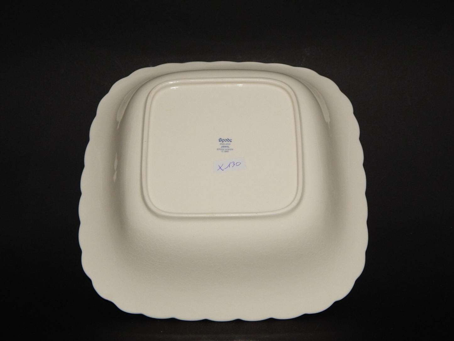 ANTICA CIOTOLA INSALATIERA INGLESE SEMI-PORCELLANA COPELAND SPODE'S JEWEL 1926