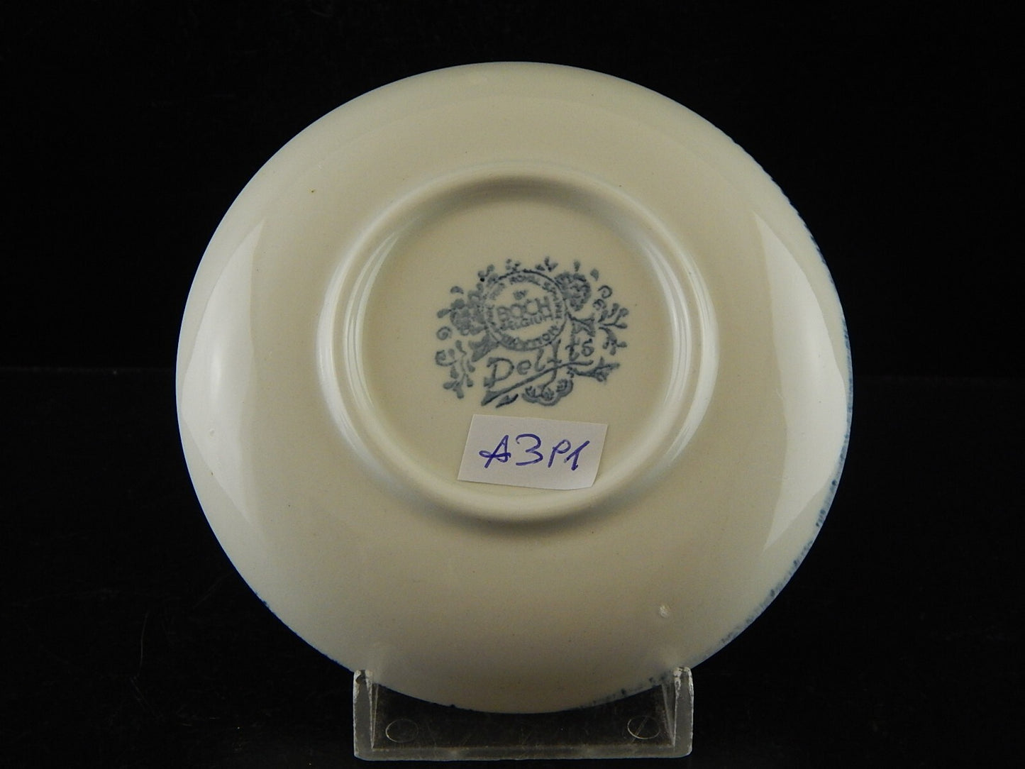 PIATTO DELFTS CERAMICA FOR ROYAL SPHYNX HOLLAND BOCH FRERES LA LOUVIERE LE RHUM