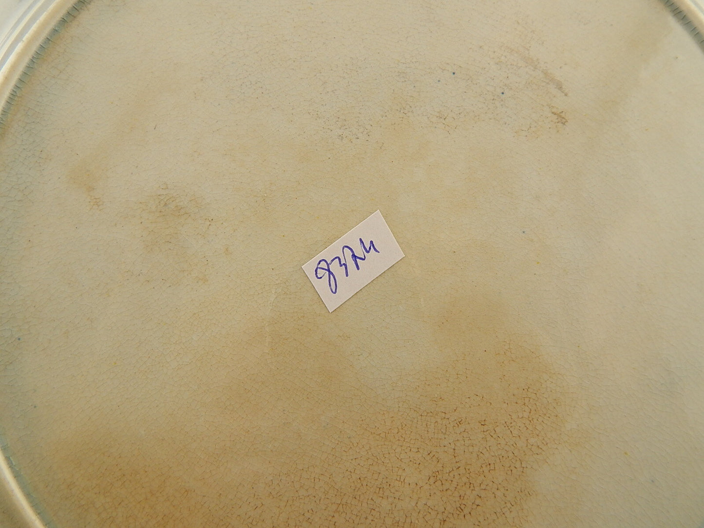 ANTICO RARISSIMO PIATTO INGLESE CERAMICA 1837-50 POUNTNEY & GOLDNEY DROMEDARIO #