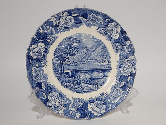 VINTAGE PIATTO PIANO CERAMICA RICHARD GINORI DIAMOND STONE LAVENO ENGLISH STYLE