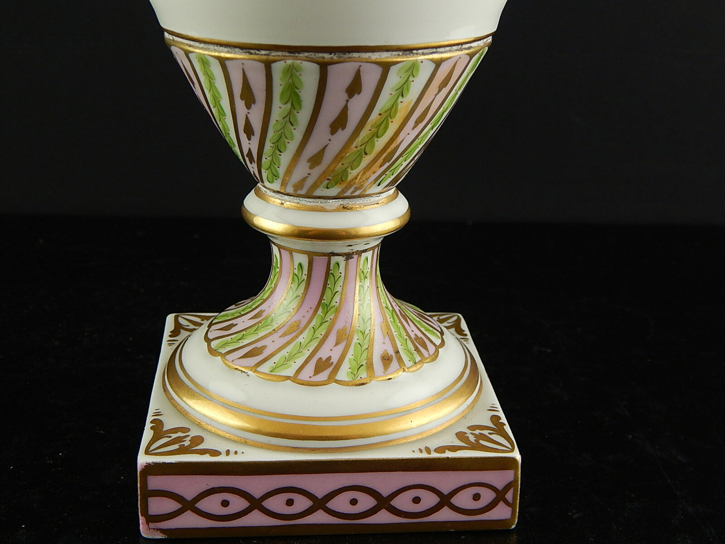 ANTICO PREZIOSO VASO IMPERO PORCELLANA DRESDA DRESDEN CARL THIEME 1900