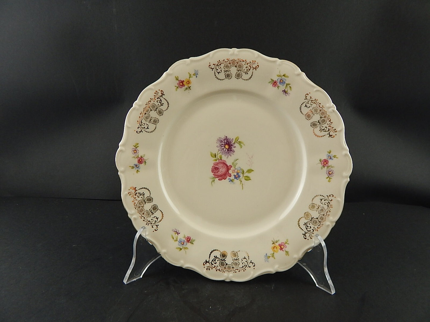 ANTICO SERVIZIO 6 PIATTI PORCELLANA BAVARIA SELTMANN W THERESIA LA ROSA LA DALIA