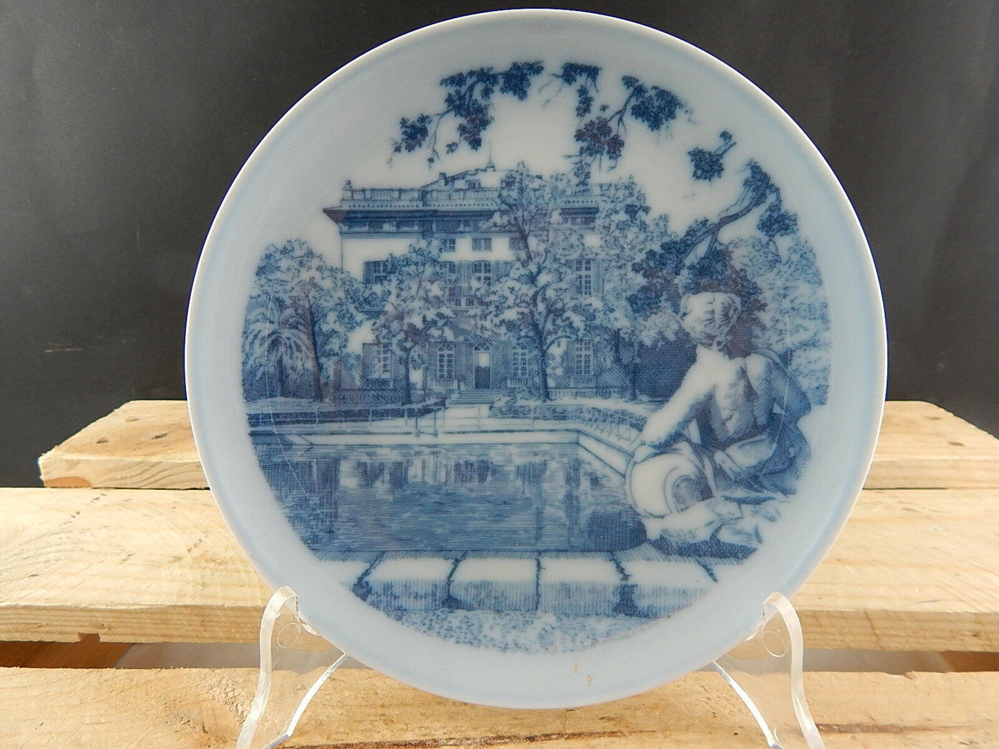 ROYAL COPENHAGEN BING&GRONDAHL PIATTO PORCELLANA GENOVA VILLA GROPALLO