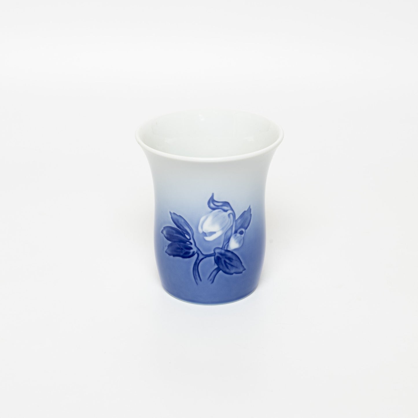 VASO PORCELLANA ROYAL COPENHAGEN BING&GRONDAHL "Rosa di Natale" CM 11