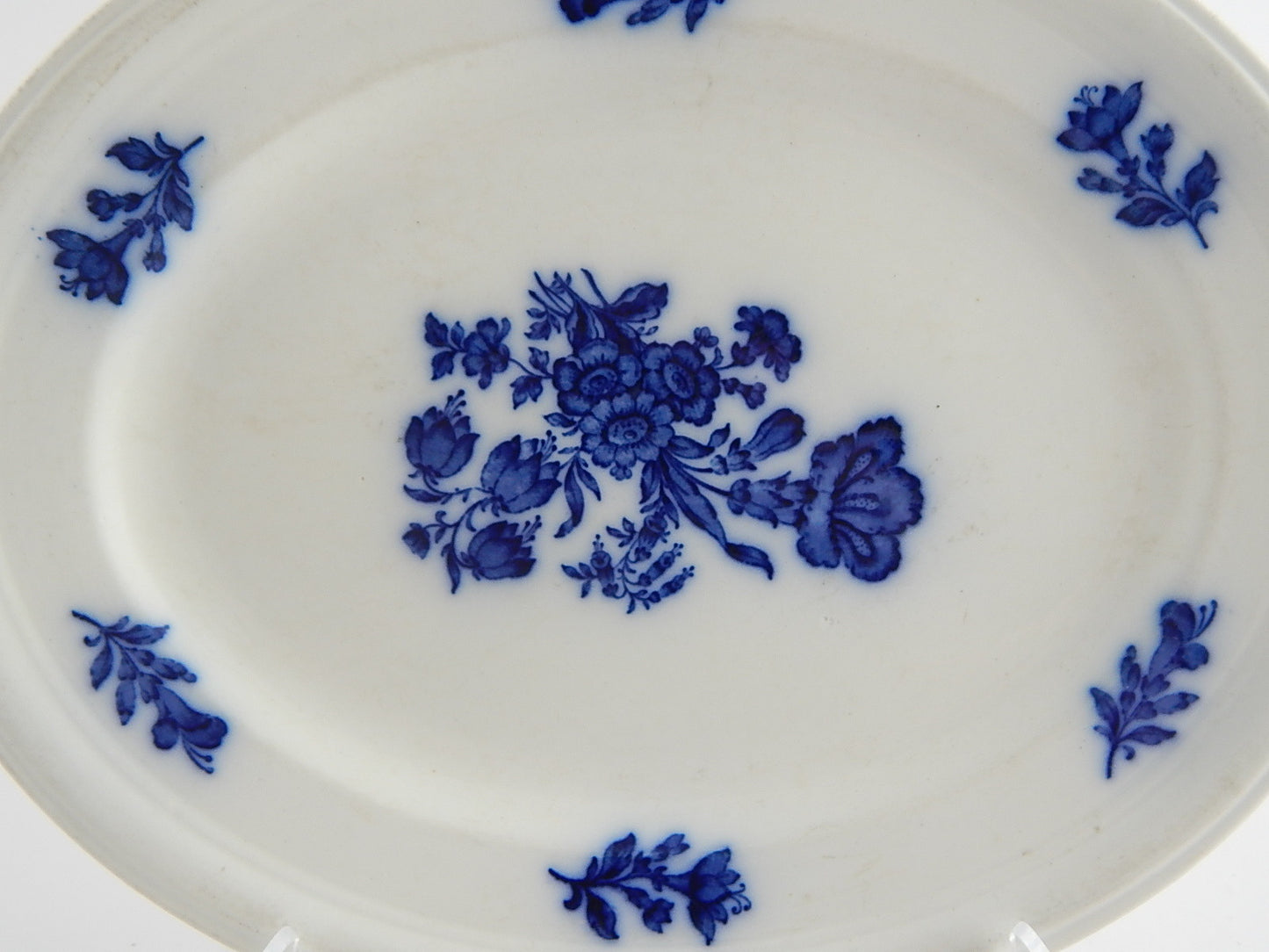 ANTICO RAVIERA VASSOIO PORCELLANA CERAMICA CAULDON PLACE ENGLAND TRAY FINE 1800