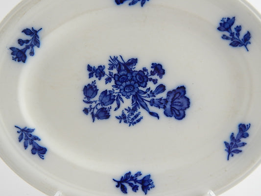 ANTICO RAVIERA VASSOIO PORCELLANA CERAMICA CAULDON PLACE ENGLAND TRAY FINE 1800