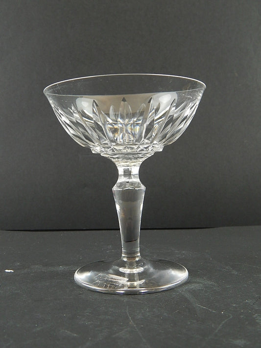 ANTICO BICCHIERE CALICE COPPA CHAMPAGNE CRISTALLO MOLATO SAINT LOUIS