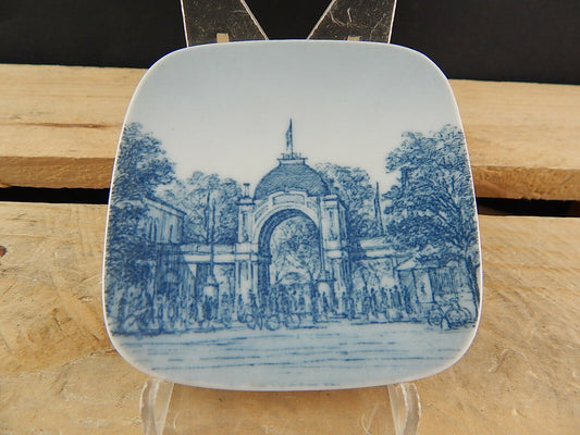 ROYAL COPENHAGEN BING&GRONDAHL PLAQUETTE PIATTINO PORCELLANA TIVOLI