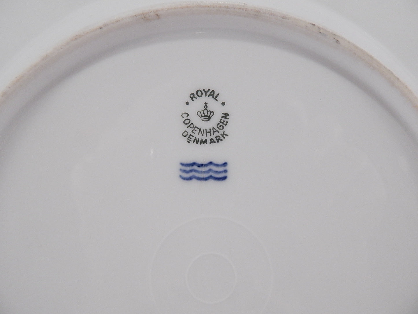 ANTICO PIATTO PORCELLANA IMPERO AUTENTICO ROYAL COPENHAGEN ANNI 1950 COLLEZIONE