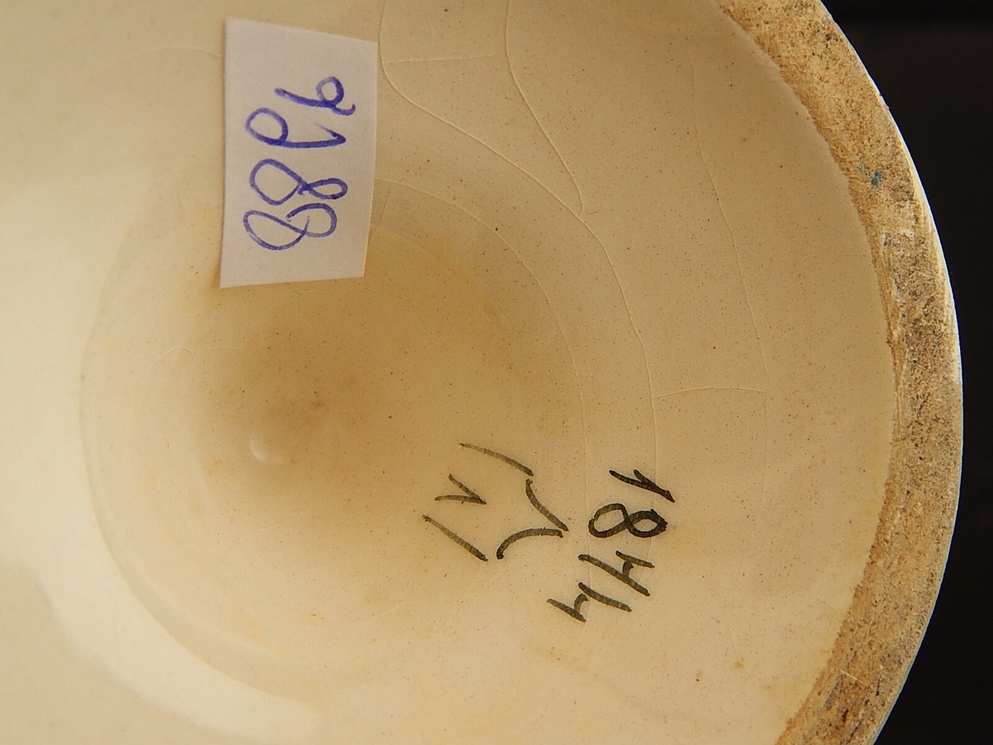 ANTICA CAFFETTIERA MAIOLICA CERAMICA POLICROMA FANTECHI S.I.F.M.A ANSA A SERPE