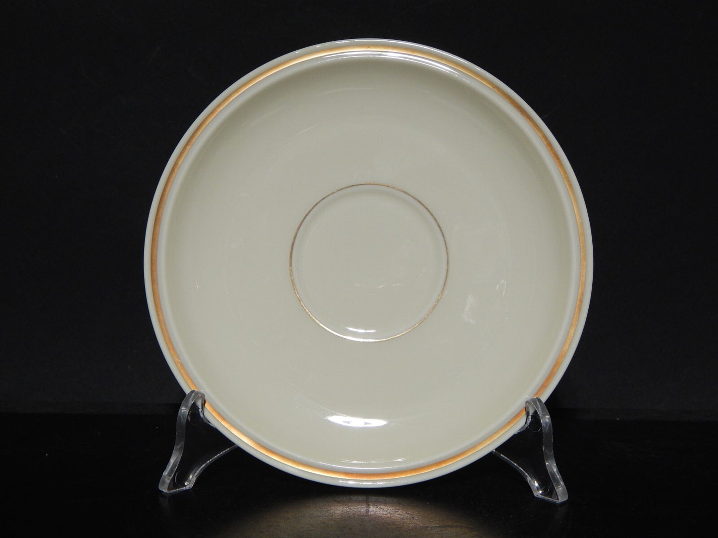 PREZIOSO SERVIZIO 6 TAZZE DA TE' PORCELLANA ROSENTHAL WINIFRED COLOR CREMA ORO