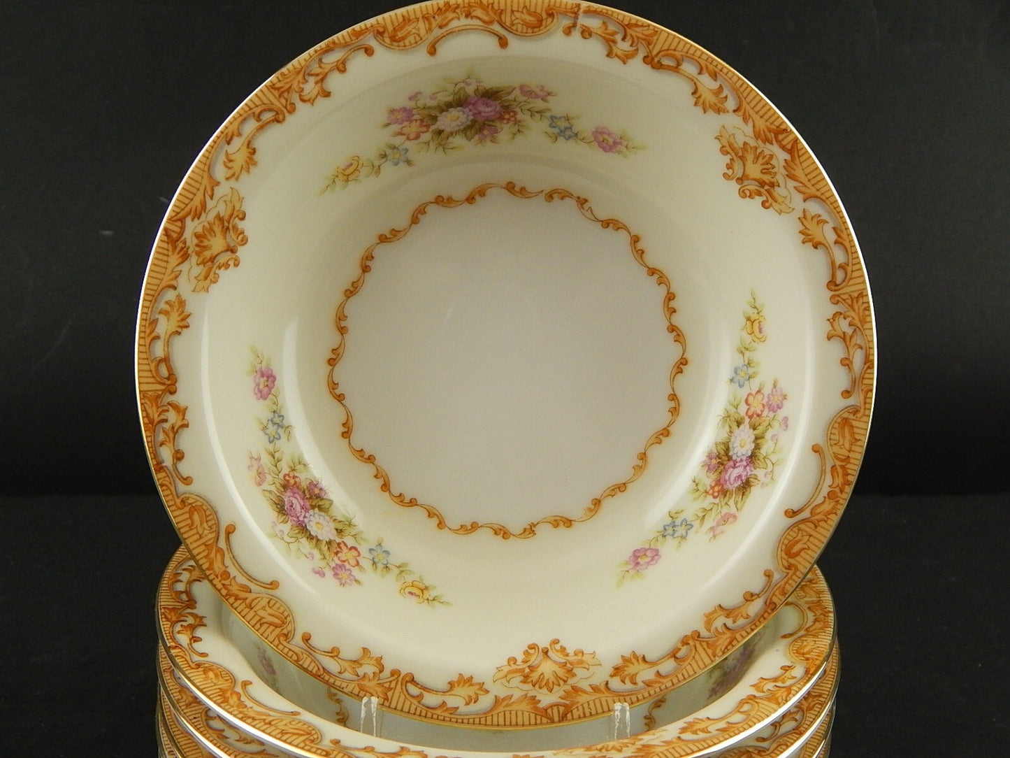 VINTAGE PREZIOSO SERVIZIO PORCELLANA 6 CIOTOLE MACEDONIA SVOTO CHINA JAPAN