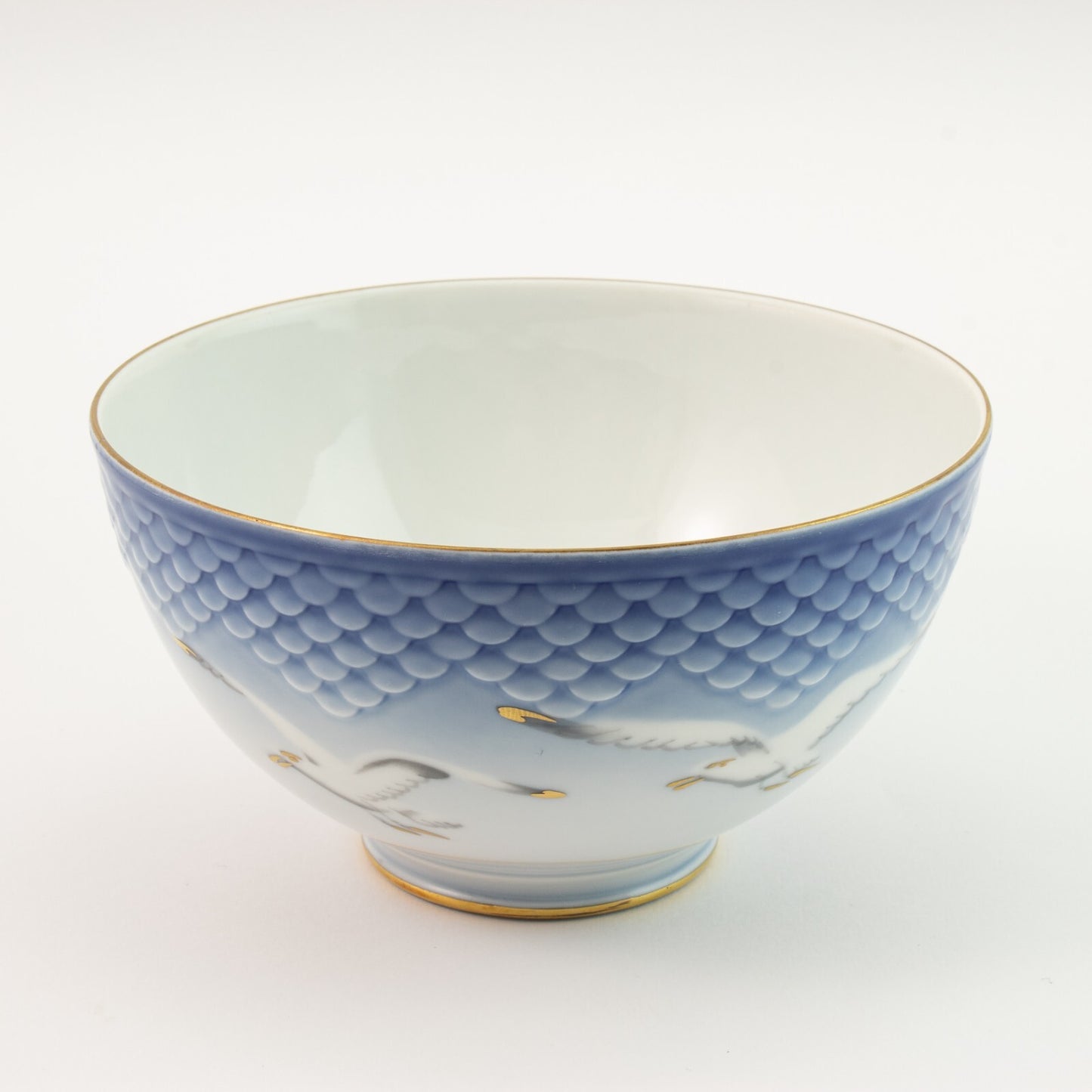 SCODELLA PORCELLANA E ORO ZECCHINO GABBIANI ROYAL COPENHAGEN BING&GRONDAHL 571