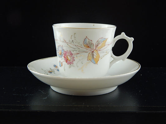 ANTICA PREZIOSA RARA TAZZINA PIATTINO PORCELLANA METÀ 800 NUMERATA DECORO A MANO