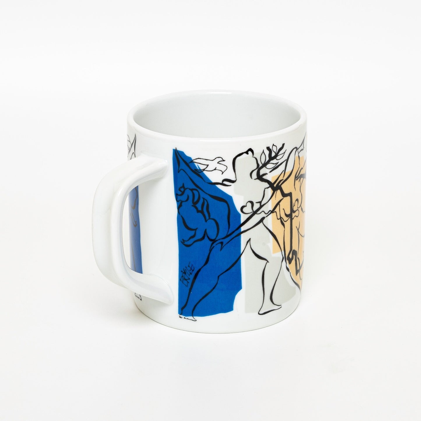 ROYAL COPENHAGEN TAZZA ANNUALE 2000 GRANDE, PORTAPENNE PORTAUTENSILI CERAMICA