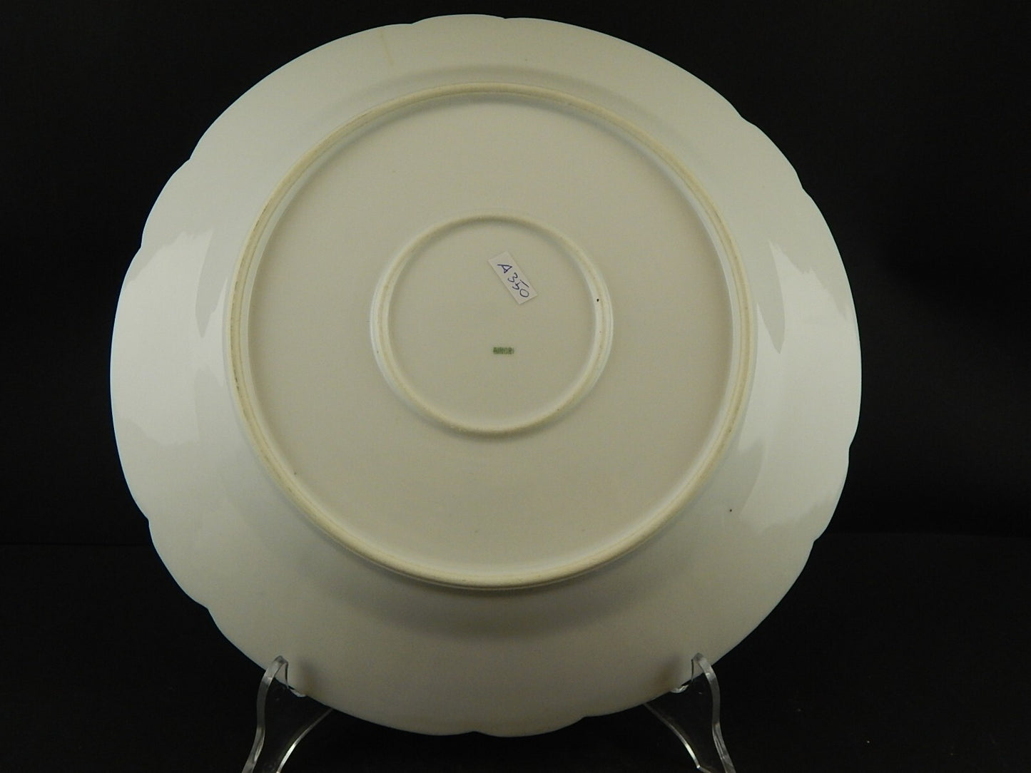 ANTICO PIATTO PORTATA VASSOIO PORCELLANA GINORI DOCCIA DEL 1926 DECORATO A MANO