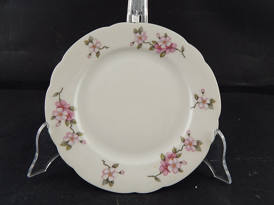 VINTAGE PIATTO DESSERT PORCELLANA SELTMANN WEIDEN BAVARIA FIORI DI PESCO