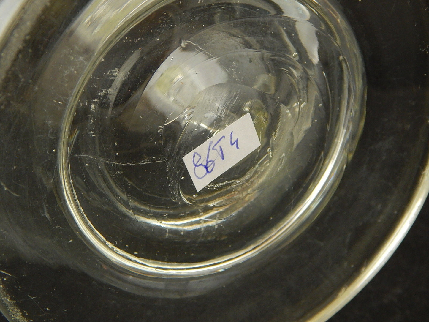 ANTICA LIBERTY BROCCA CARAFFA DECANTER DA TAVOLA CRISTALLO BOEMIA INCISO